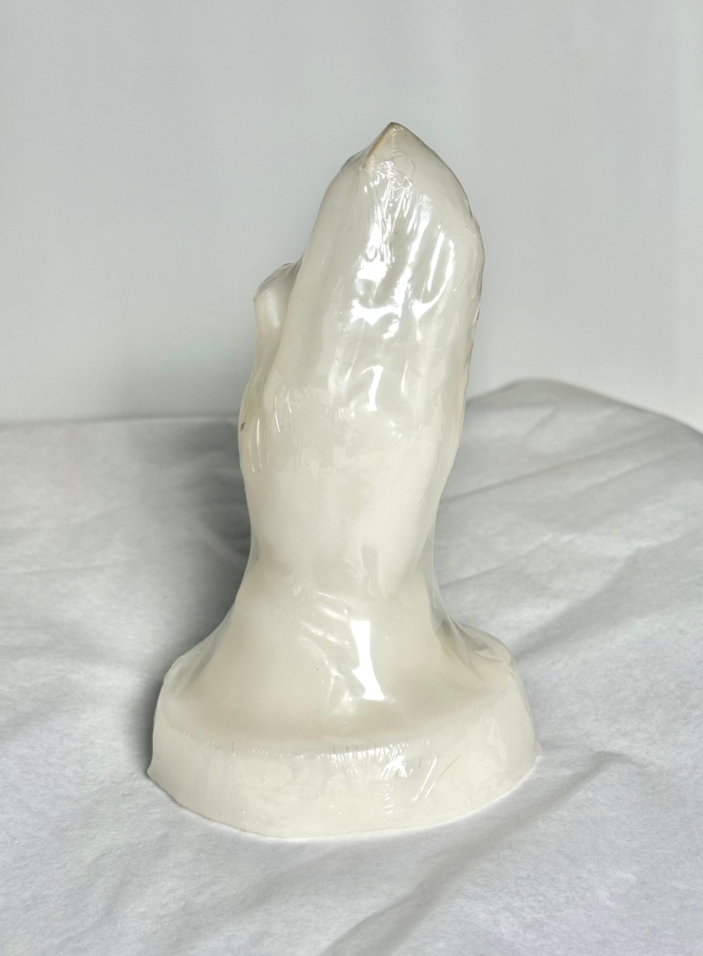 White Prayer Hands Candle