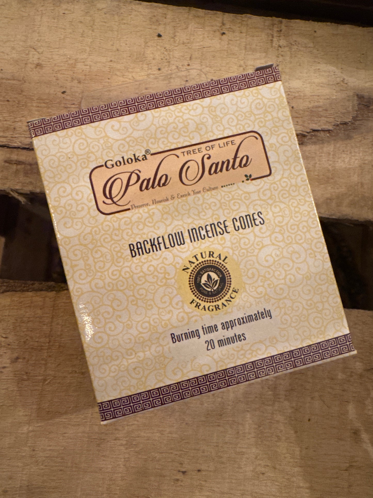 Palo Santo Backlfow Cones