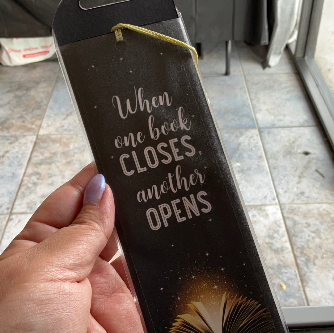 When One Book Closes