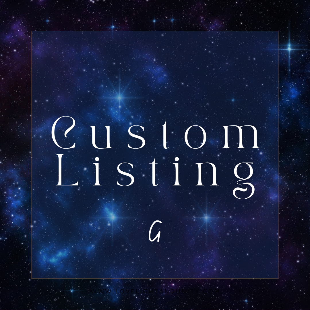 Custom Listing for G