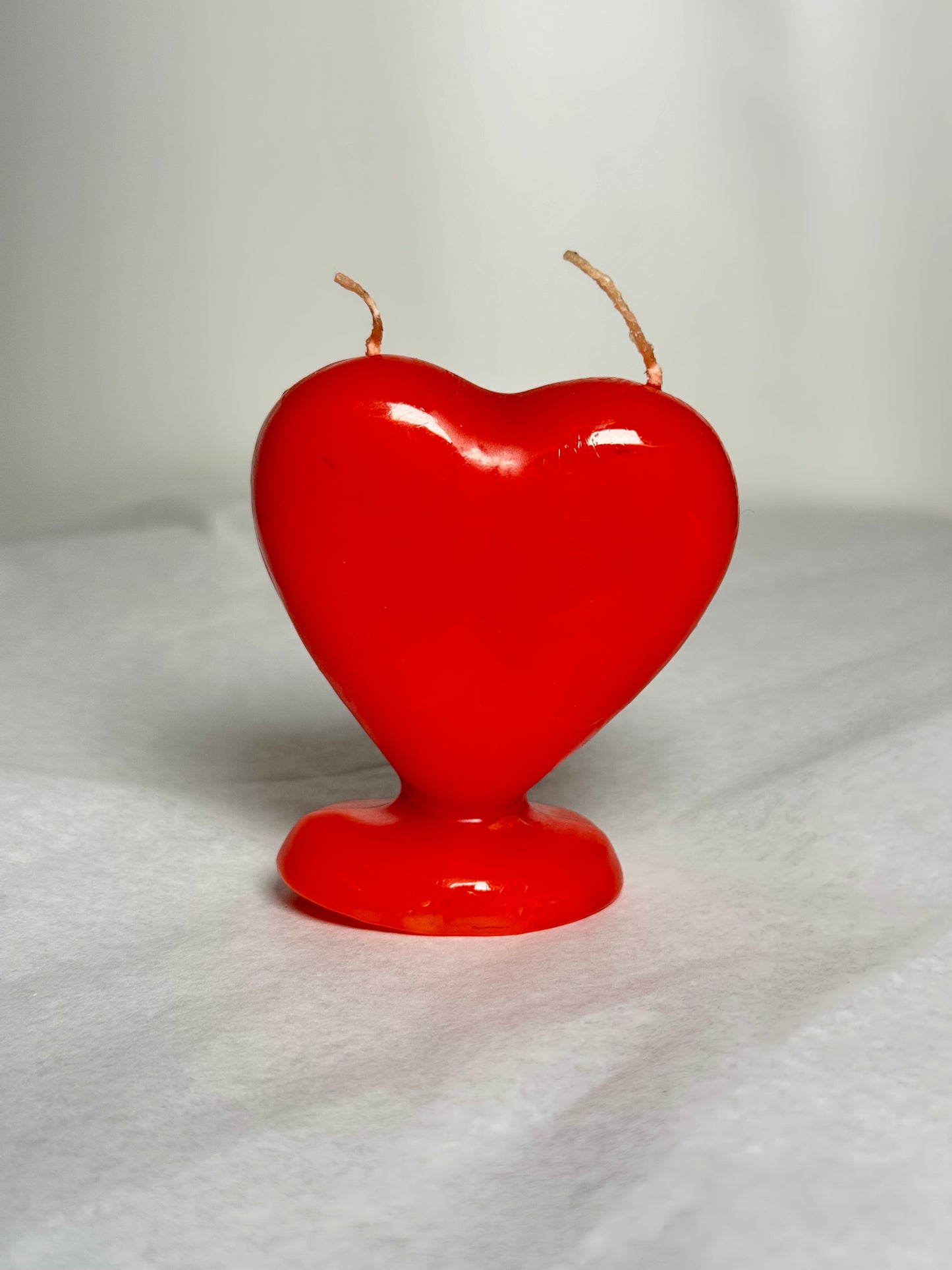 Red Heart Candle