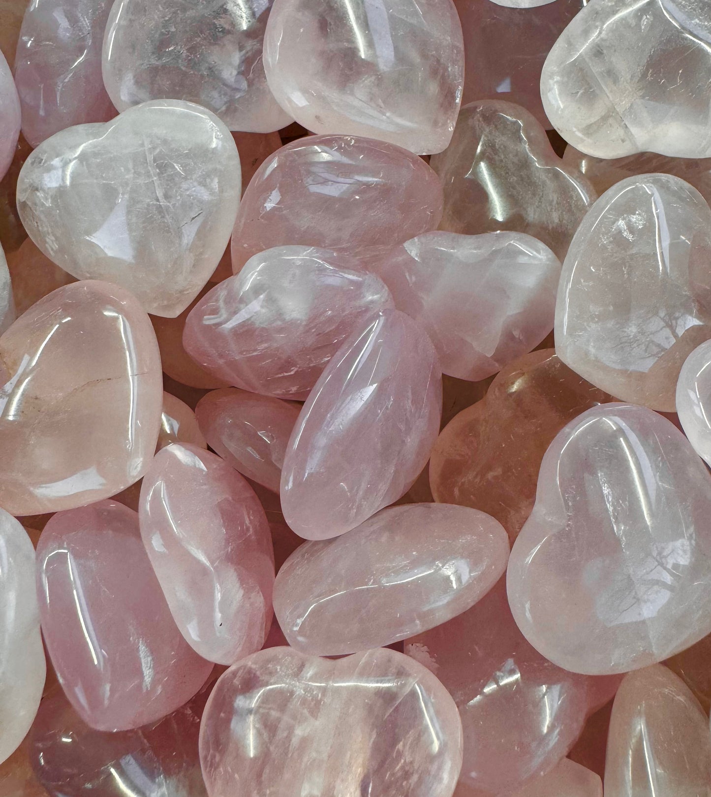 Rose Quartz Hearts