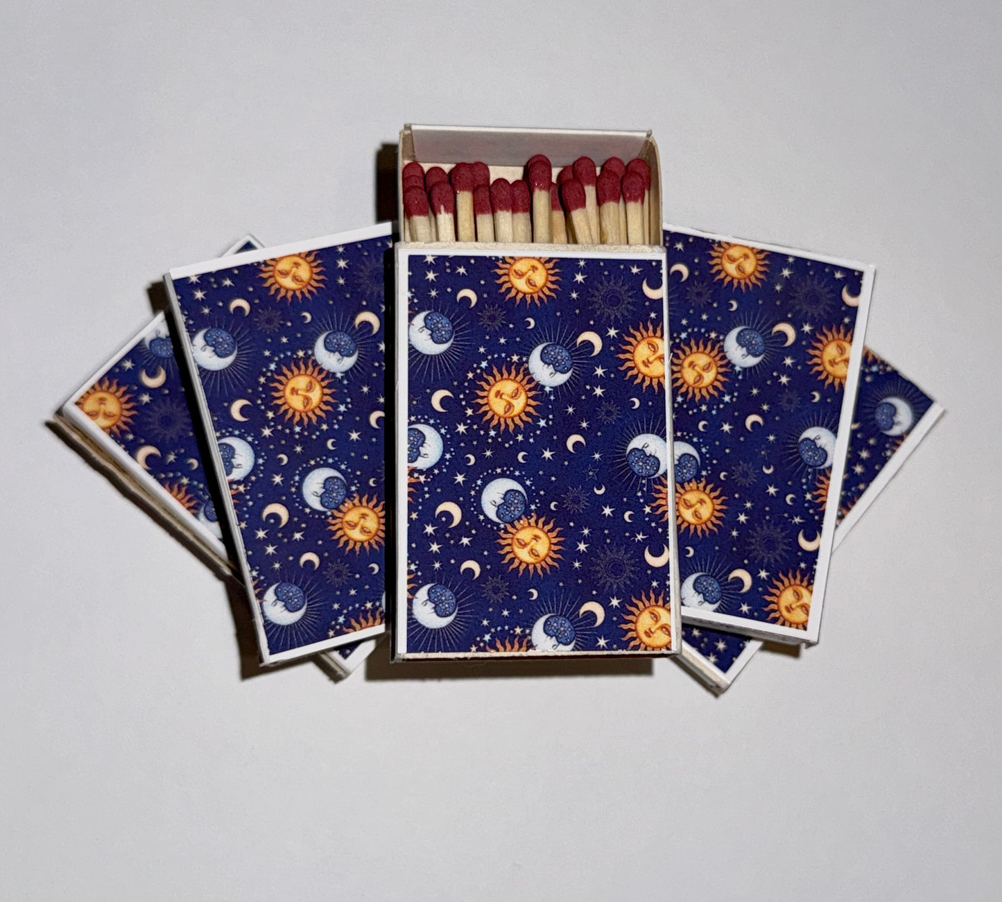 Celestial 90’s Whimsy Goth Sun & Moon Matchbox