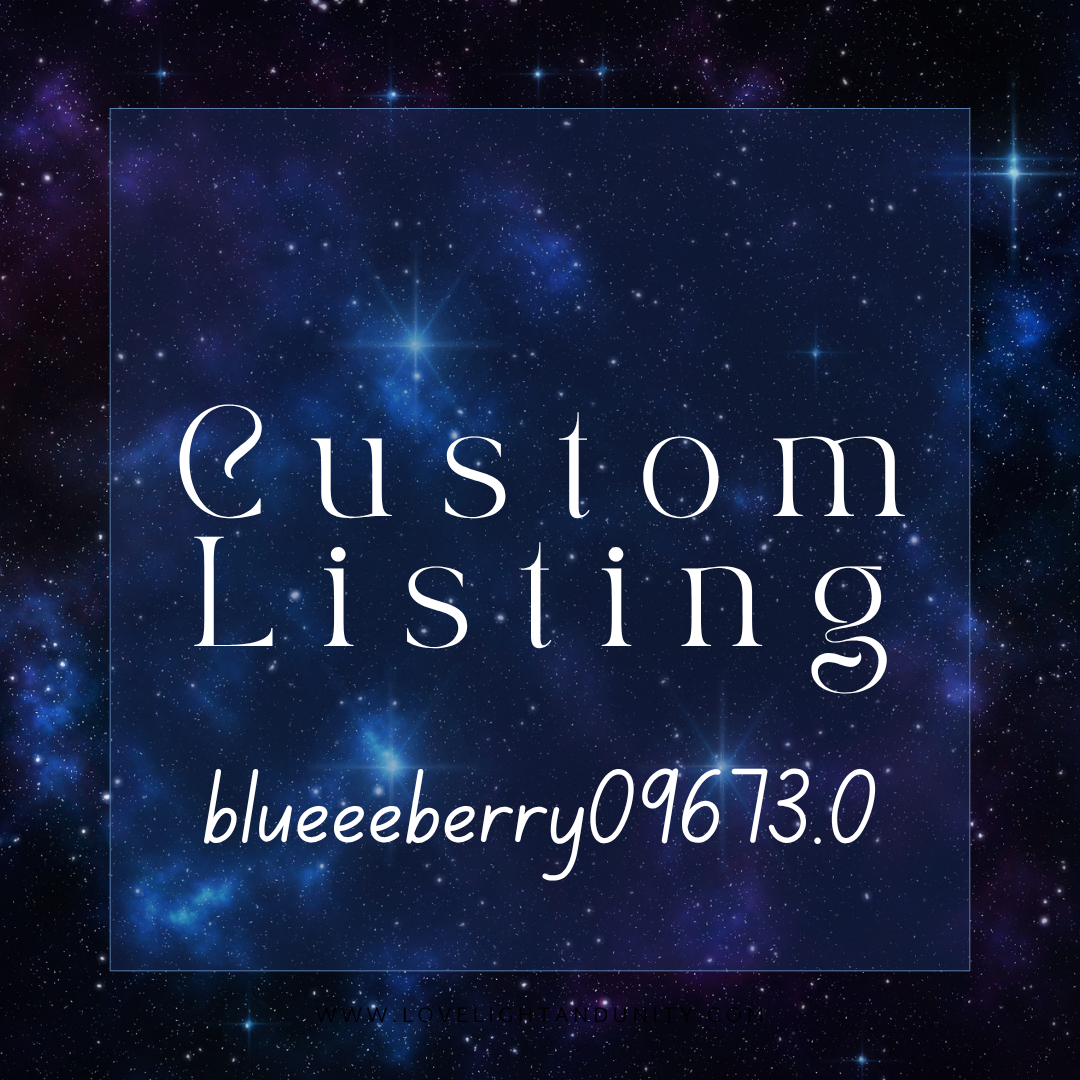 custom listing for Blueberry 09673.0 11.16