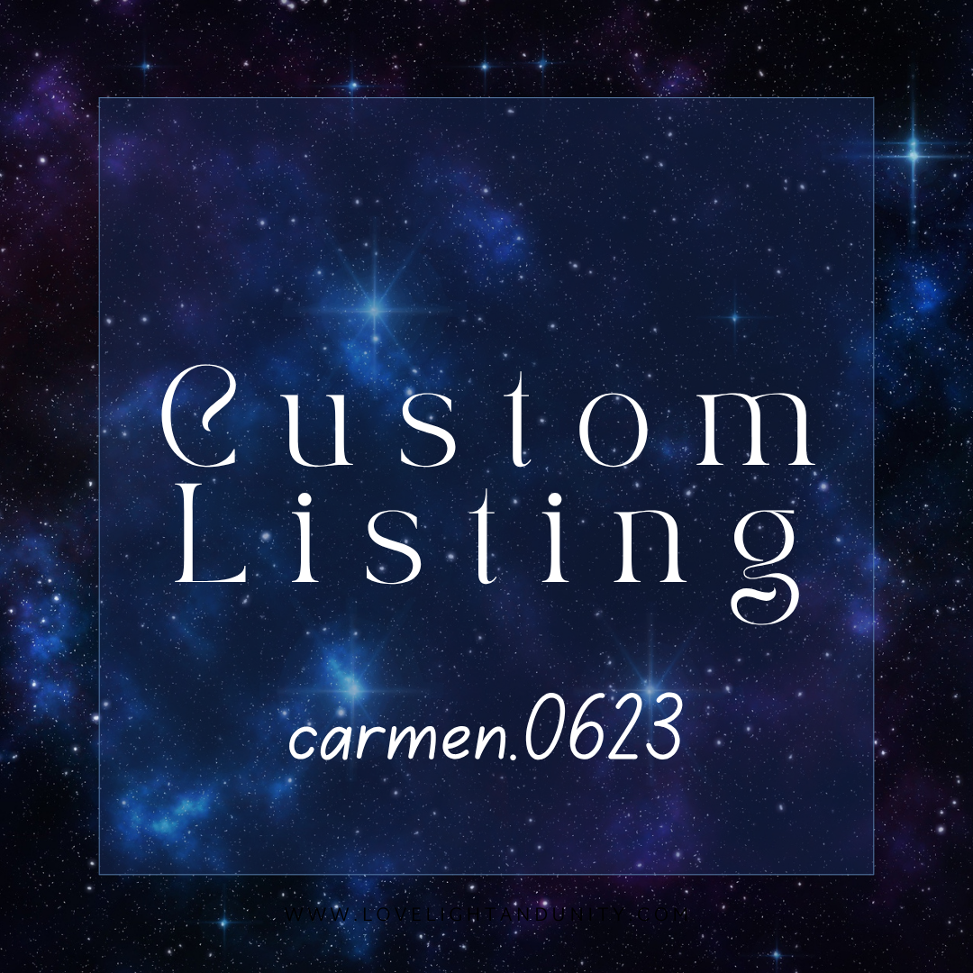 Custom listing for Carmen .0623 11.18