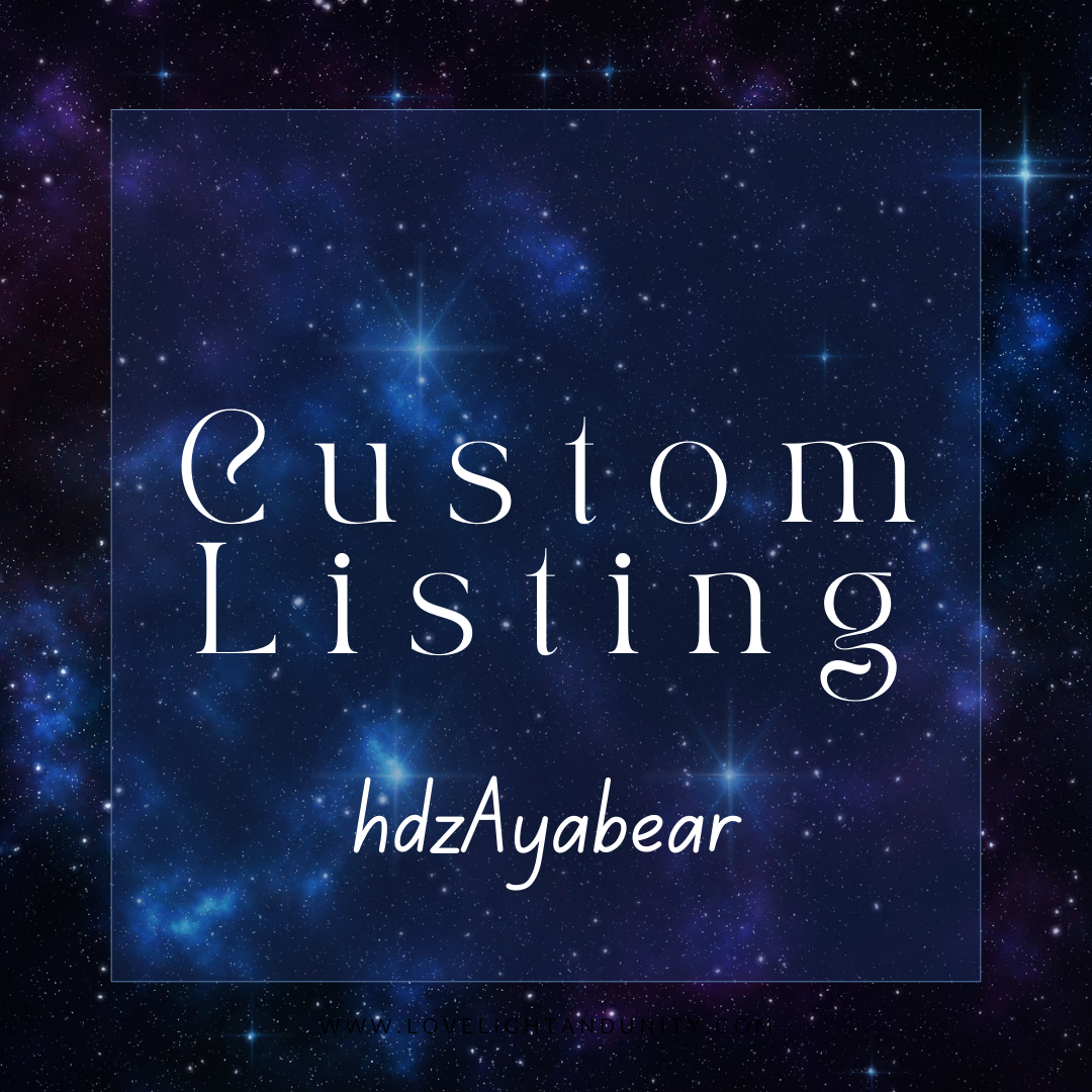 Custom listing for hdzAyabear 11.19