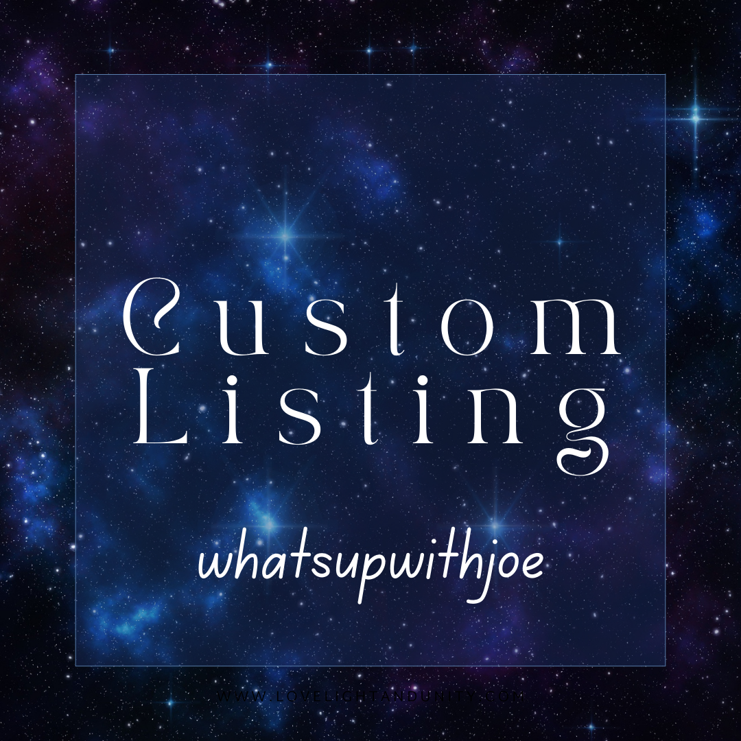 Custom listing for Joe Gomez 12.10