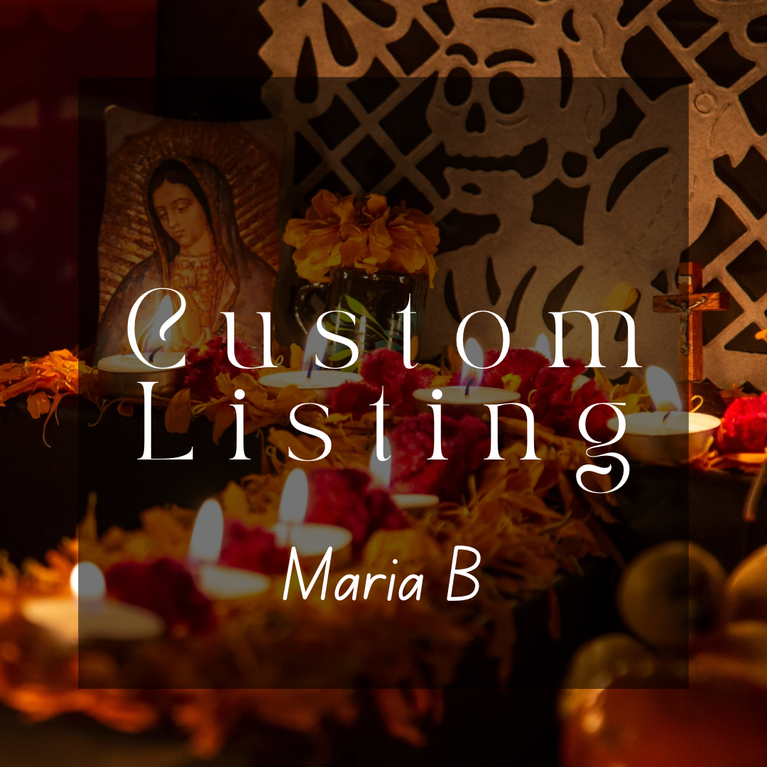 Custom Listing for Maria B