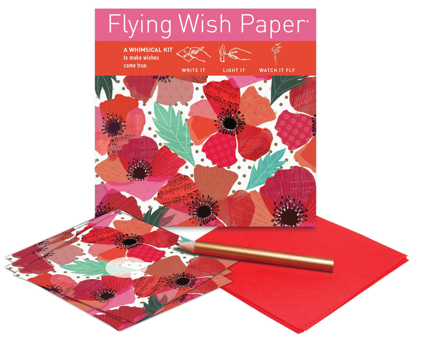 POPPIES / Mini kit with 15 Wishes + accessories (Christmas)