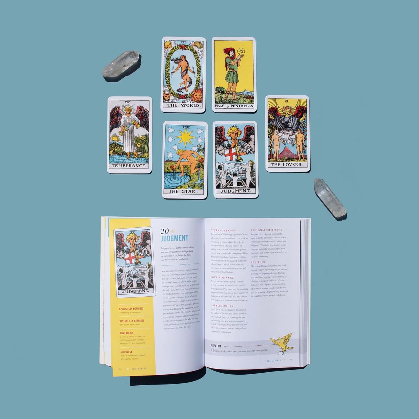 Guided Tarot Box Set: Illustrated Book & Rider Waite Smith Tarot Deck (Guided Metaphysical Readings)
