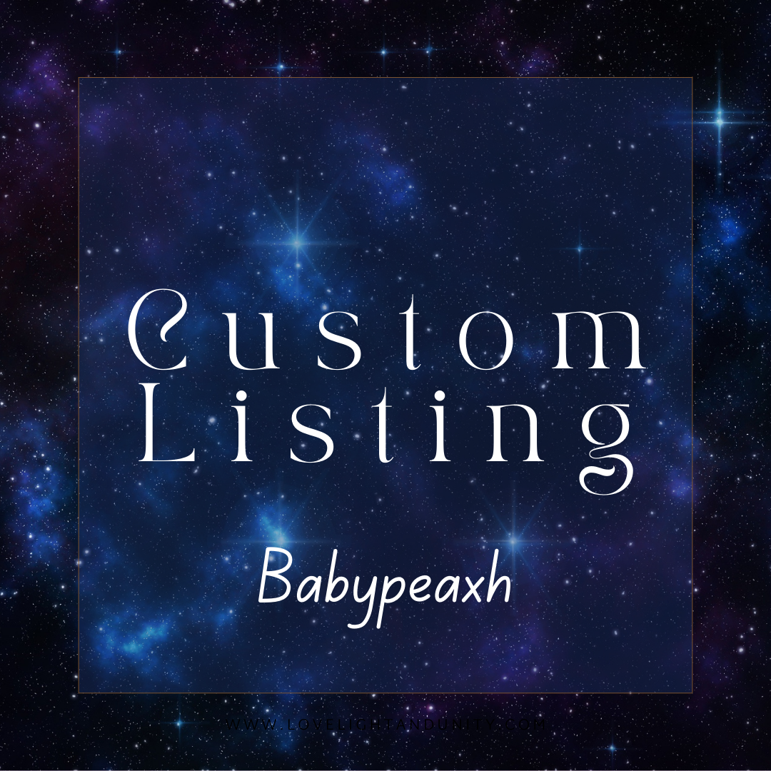 Custom Listing for BabyPeaxh