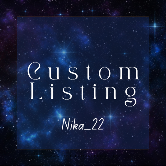 Custom Listing for Nika_22