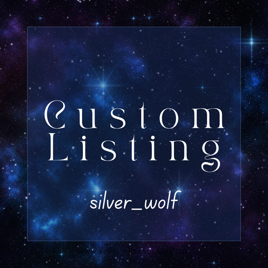 Custom listing for silver_wolf 4.25