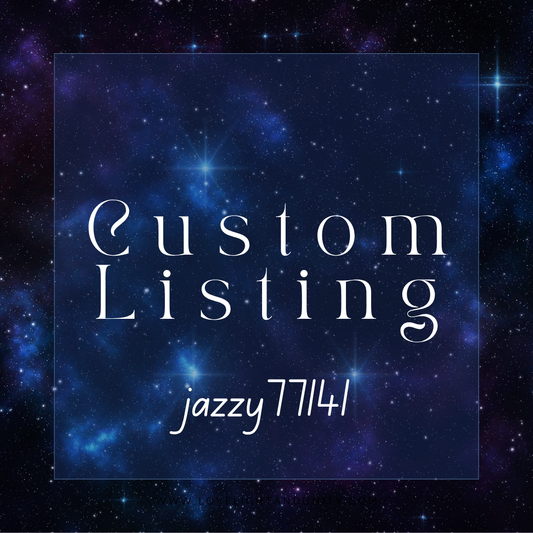 Custom Listing for jazzy77141 7.31.25