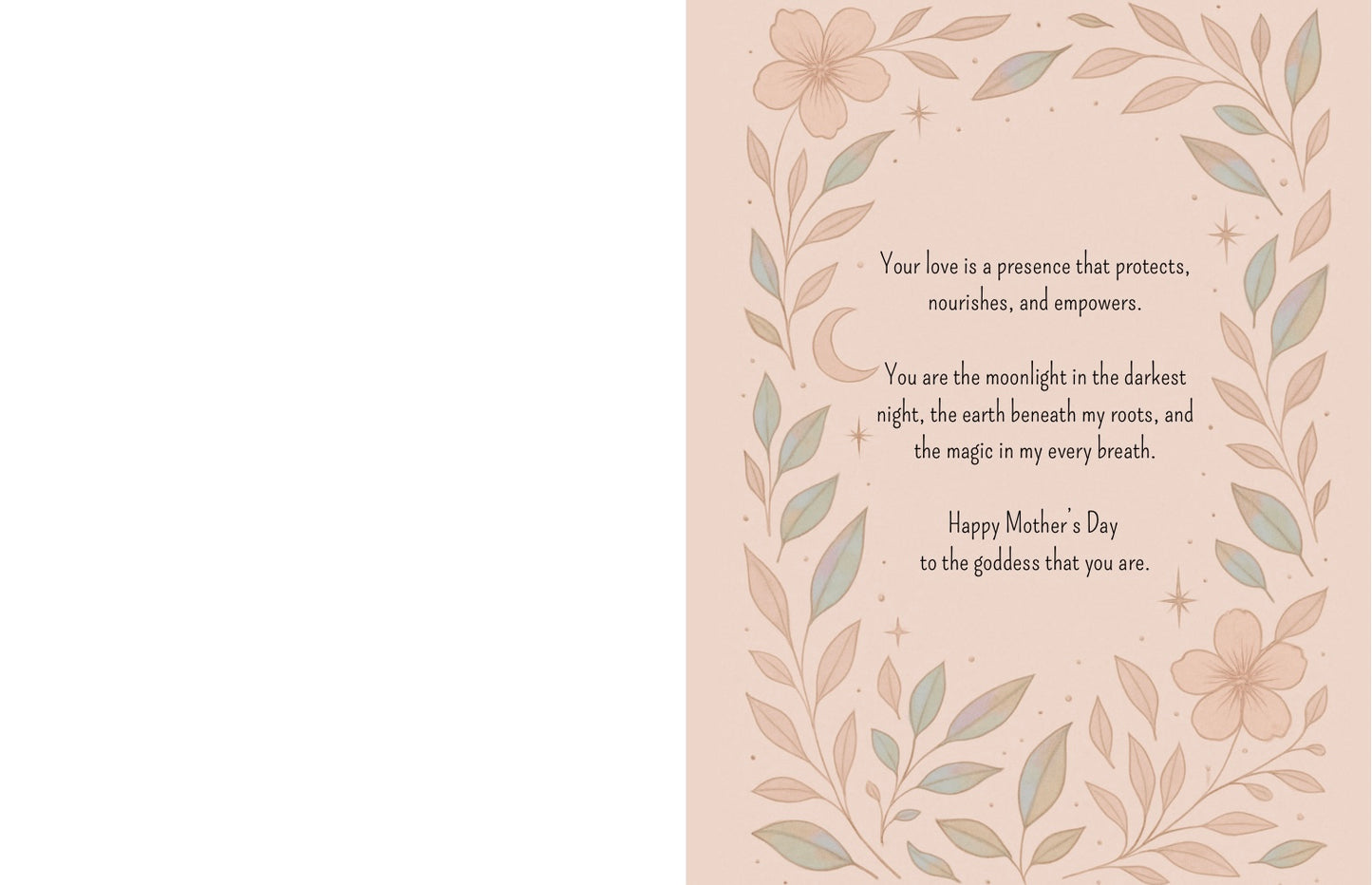 Celestial Mother’s Day Card