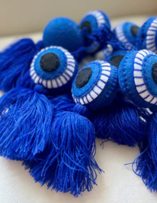 Mal Ojo Blue Eye Tassel