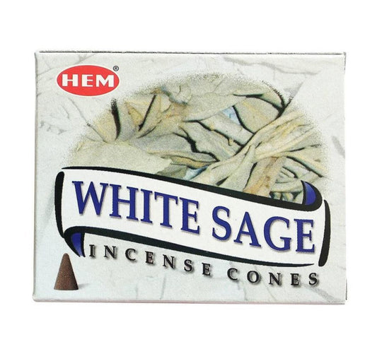 White Sage SAC Incense Cones 10 count