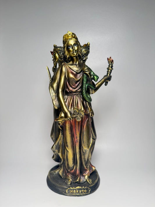 Hecate Triple Goddess Statue
