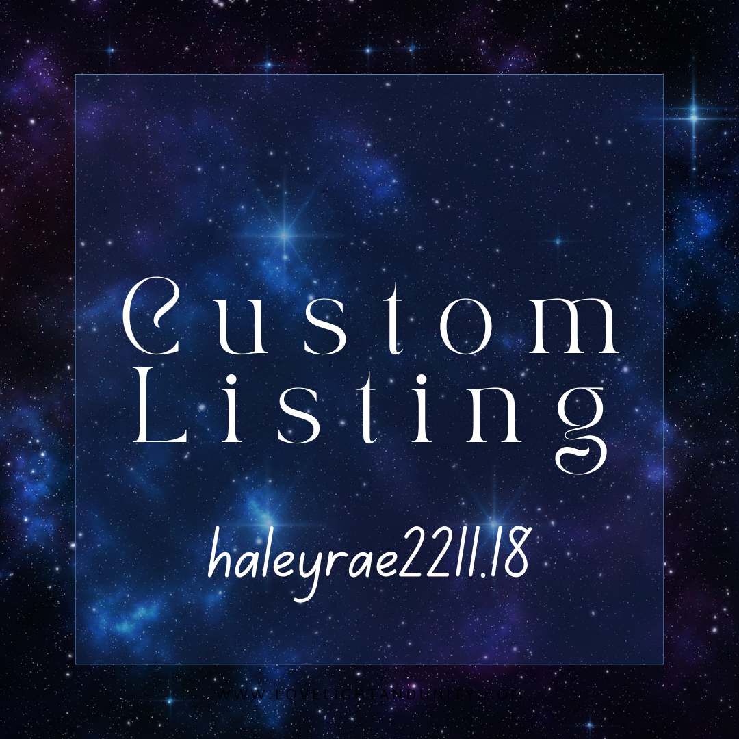 Custom listing for haleyrae2211.18