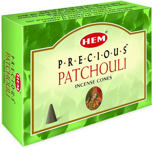 Patchouli Hem Incense Cones 10 count