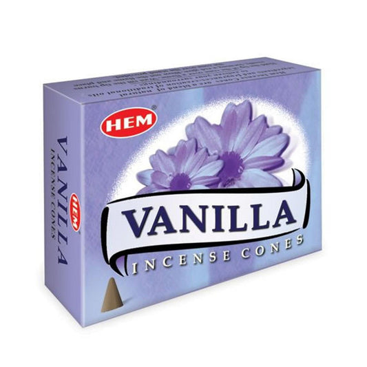 Vanilla Hem Incense Cones 10 count