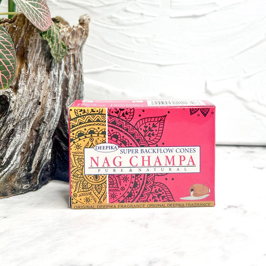 Nag Champa Deepika Backflow Cones 10 count