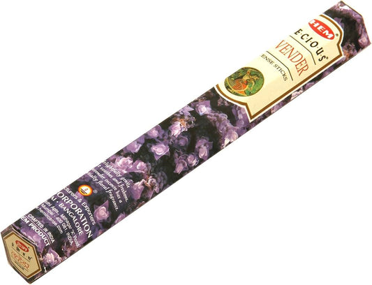 Lavender Hexagon Hem Incense 20 count