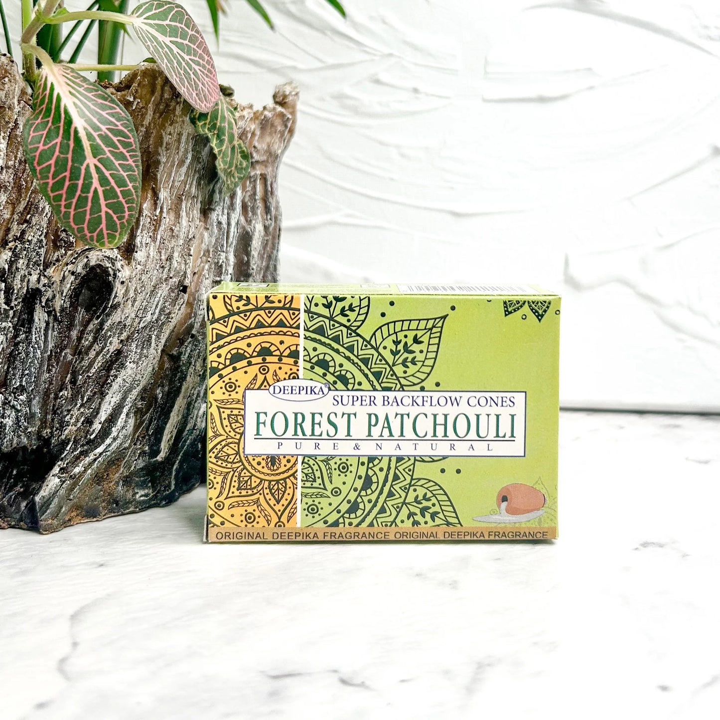 Forest Patchouli Deepika Backflow Cones 10 count