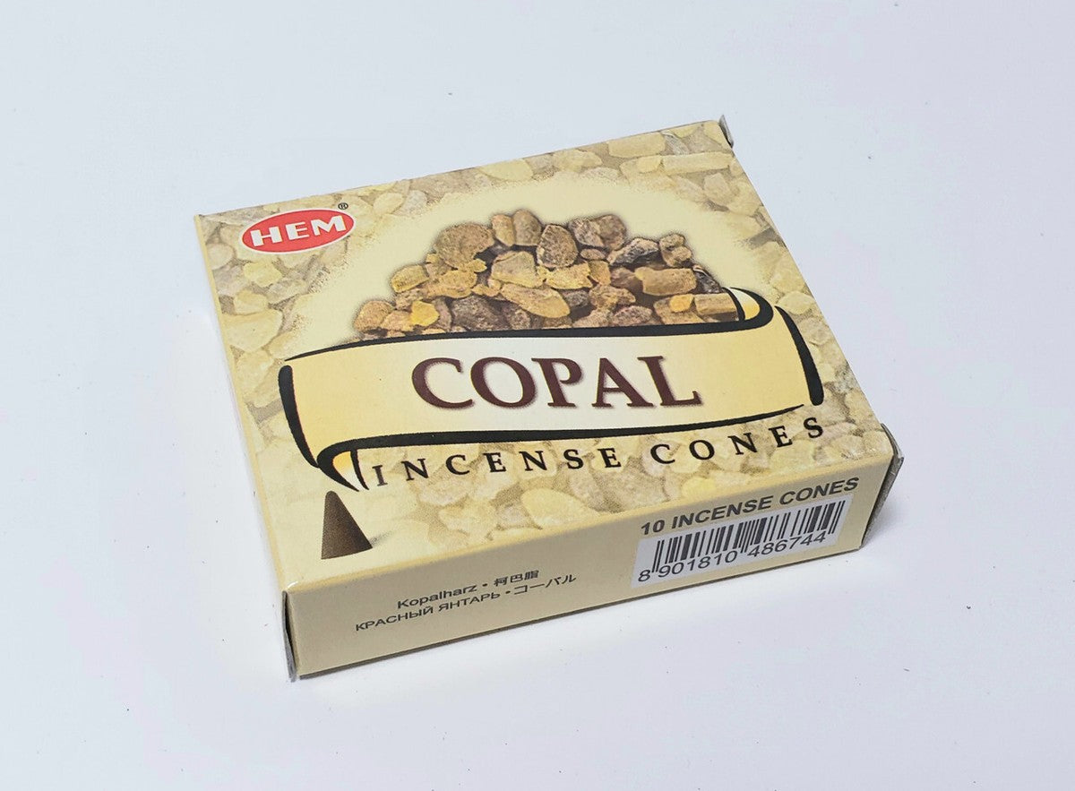 Copal Hem Incense Cones 10 count