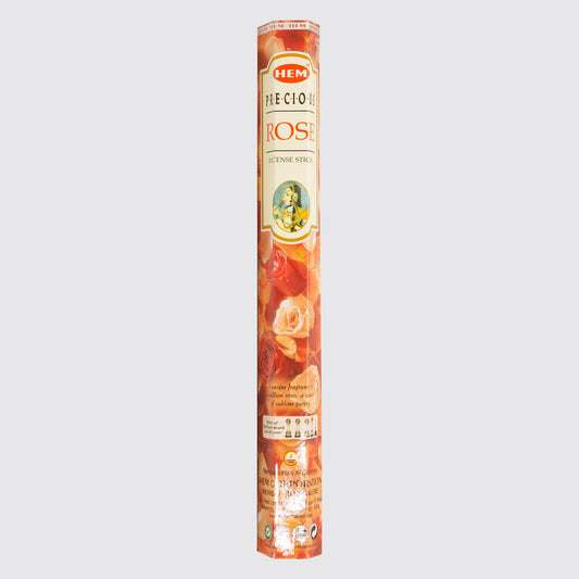Rose Hexagon Hem Incense 20 count