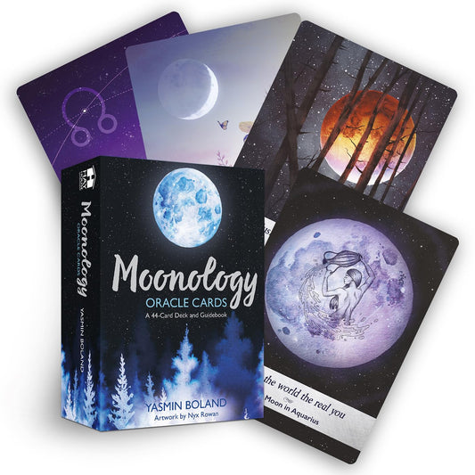 Moonology Oracle Cards A 44-Card Moon Astrology Oracle Deck and Guidebook