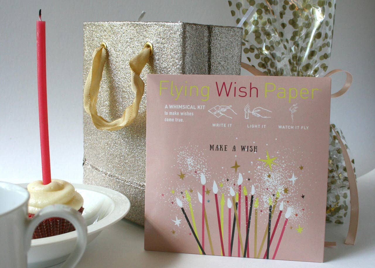 MAKE A WISH BIRTHDAY / Mini kit with 15 Wishes + accessories