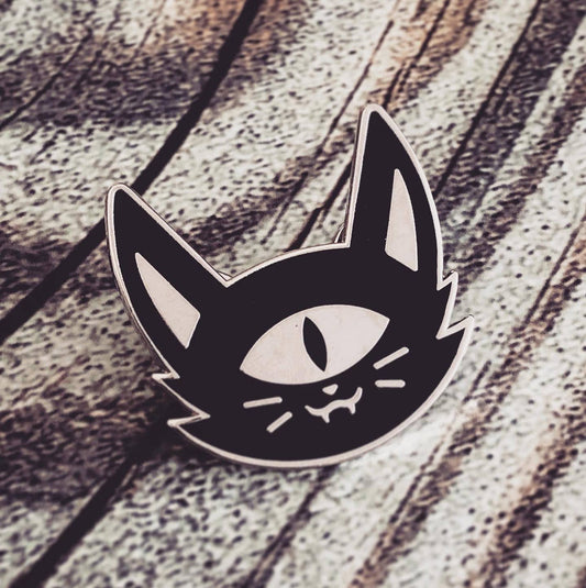 Cyclops Cat - Enamel Pin